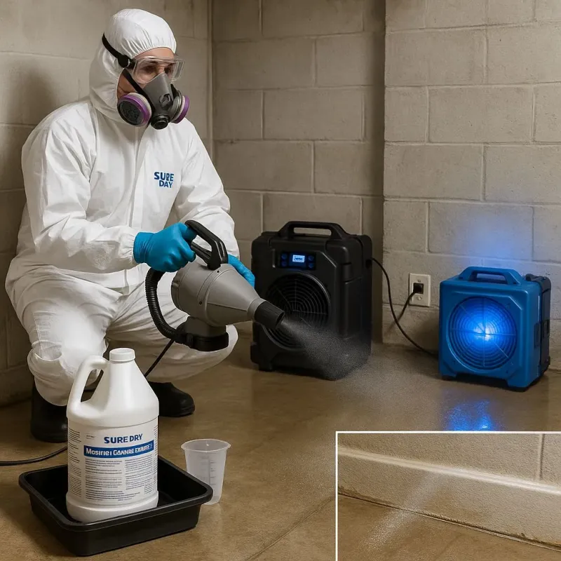 Sanitization and Odor Removal process in Bowdon, GA