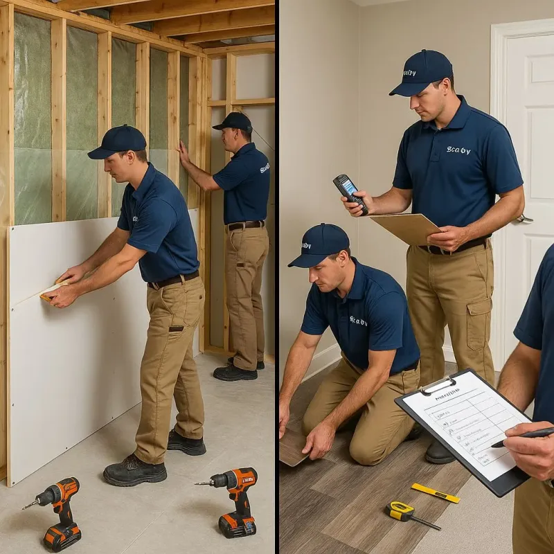 Repairs and Reconstruction process in Bowdon, GA